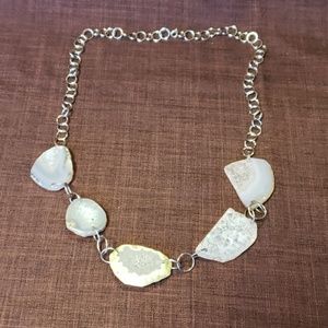Natural stone necklace